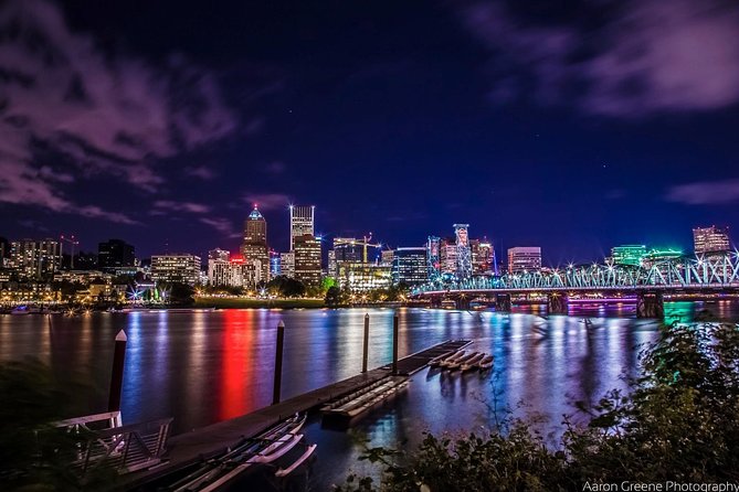 2.5-hour Dinner Cruise on Willamette River - The cruise route: Hawthorne to Steel Bridge, then back through the skyline