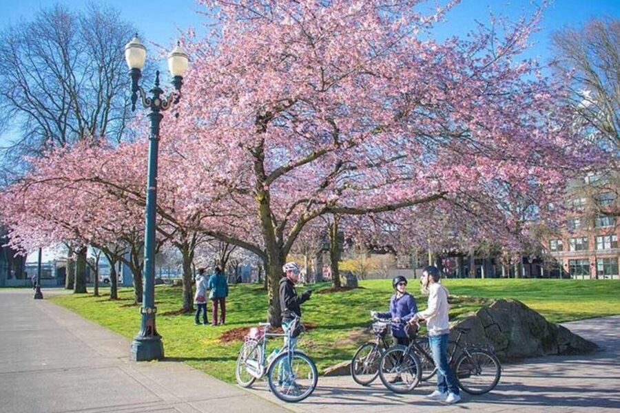 Essential Portland: 2-Hour Guided Bike Tour - The route through Chinatown and Tom McCall Waterfront Park