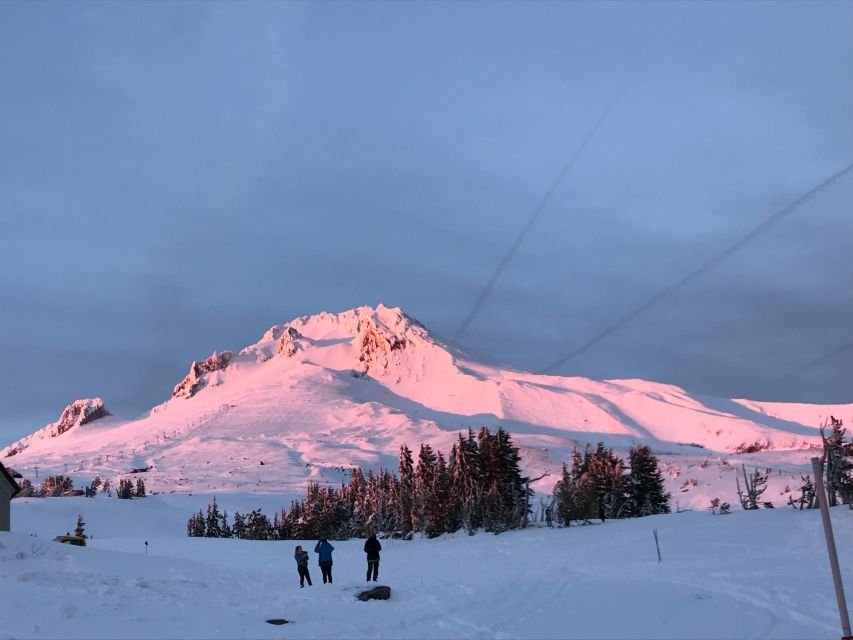 From Portland: Waterfalls, Mt Hood, and Wine Day Tour - Mt Hood, then Timberline Lodge at 11,249 feet