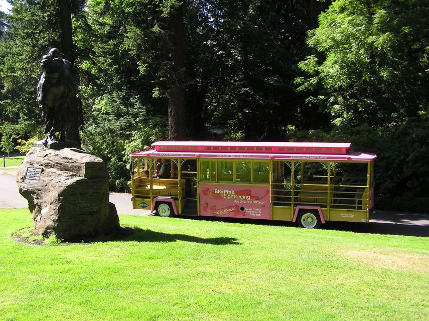 Gray Line Pink Trolley 2-Day Hop-On Hop-Off Tour Ticket - Riverplace and Pioneer Place: views and easy walking breaks