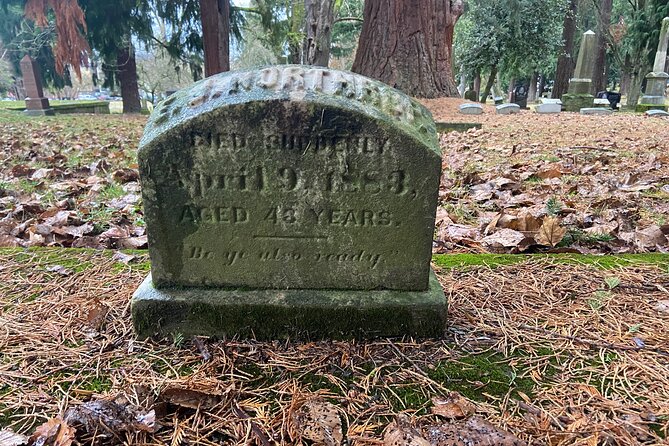 Macabre Ghost History of Portland, Oregon walking tour - Lone Fir Pioneer Cemetery and Block 14’s mass graves