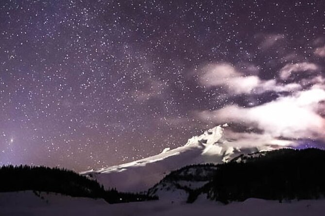 Moonlight Snowshoe Hike - Why a Mount Hood full moon snowshoe feels special