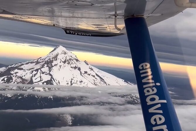 Mt. Hood & Multnomah Falls Air Tour by Envi Adventures - Beacon Rock: A Freestanding Monolith With Flood-Scoured Edges