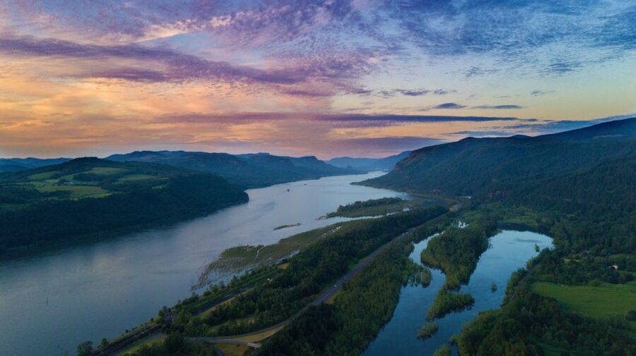 Portland: Columbia Gorge Waterfalls 40-Minute Scenic Flight - Fire recovery from the sky: what the pilot explains over the ridges