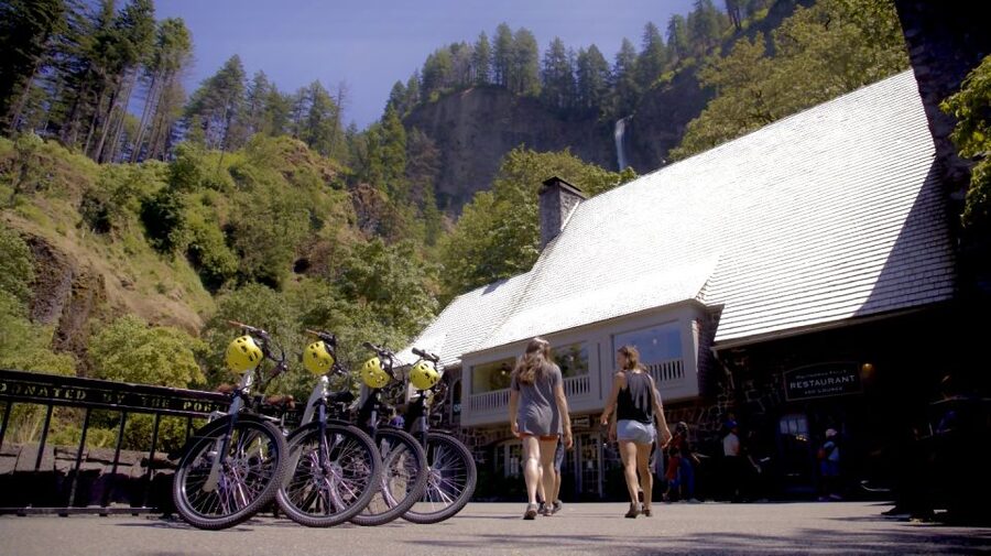 Portland: Multnomah Falls E-Bike Tour in the Columbia Gorge - Bridal Veil Falls, Oregon: The One-Hour Waterfall Stretch