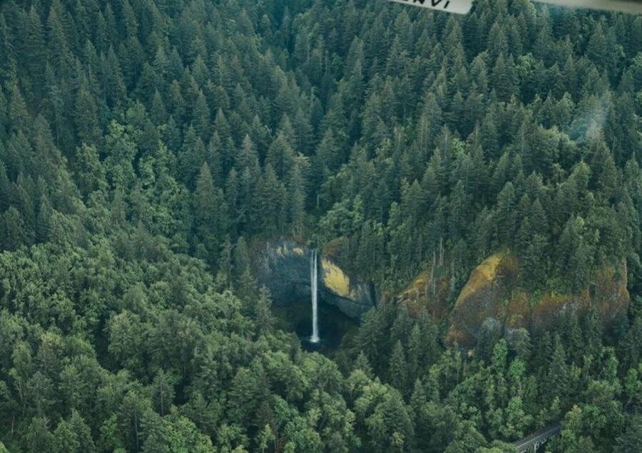 Portland: Multnomah Falls Scenic Air Tour - Crown Point Vista House: Guided Stops for Context You Can Feel