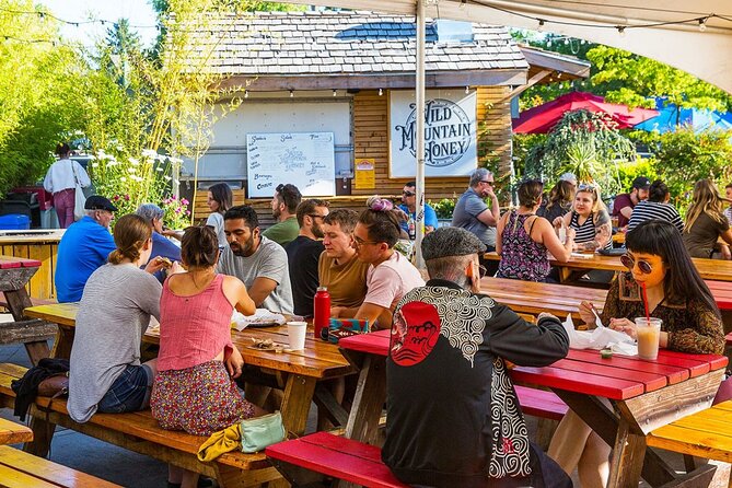 Portland Oregon Foodie Field Trip By Bike and E-bike - Stop 3: Cartopia Food Carts, Hawthorne Blvd to SE 12th
