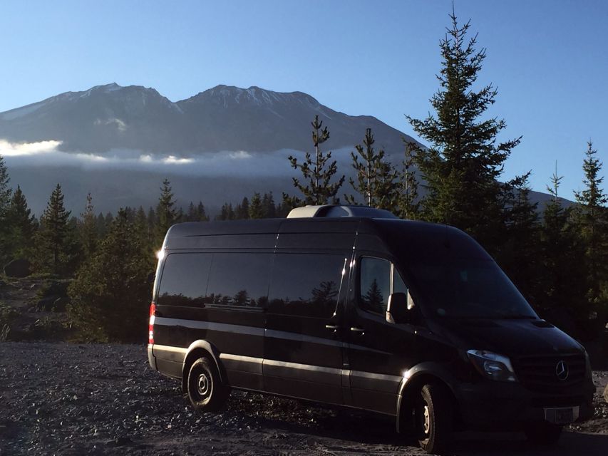 Portland: The Mt. St. Helens Adventure Tour - 437 steps for volcano photos when clouds cooperate
