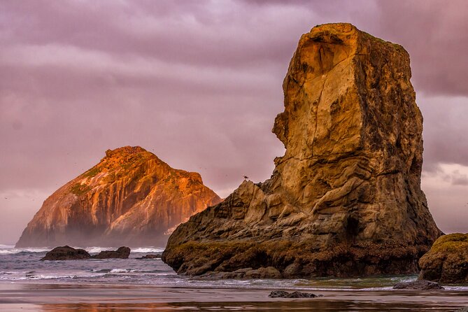Visit the Oregon Coast from Willamette Valley - Haystack Rock for photos and quiet time, not just a quick stop
